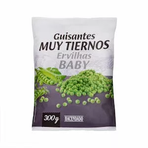 Guisante muy tierno Hacendado ultracongelado Mercadona