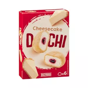 Helado Dochi Cheesecake Hacendado de queso y masa galleta Mercadona