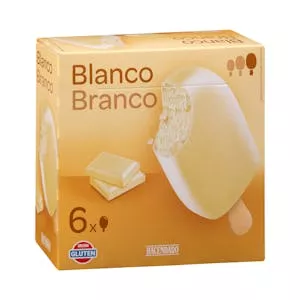 Helado blanco Hacendado Mercadona