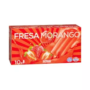Helado de fresa Hacendado Mercadona