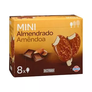 Helado mini bombón almendrado Hacendado Mercadona