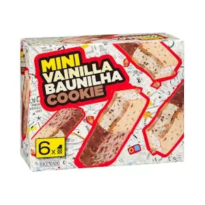 Helado mini sándwich vainilla y cookie Hacendado Mercadona