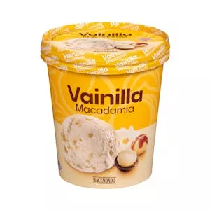 Helado vainilla y nueces de macadamia Hacendado Mercadona