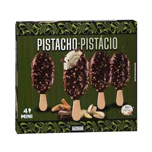 Helado vegetal mini a base de anacardo con crema de pistacho Hacendado Mercadona