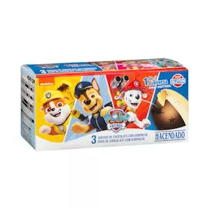 Huevos sorpresa de chocolate Hacendado dibujo Mercadona