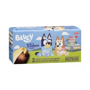 Huevos sorpresa de chocolate Hacendado dibujo Mercadona