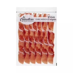 Jamón cebo ibérico cortado a máquina Mercadona
