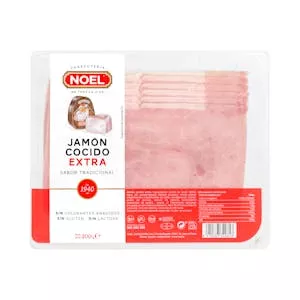 Jamón cocido extra Noel lonchas Mercadona