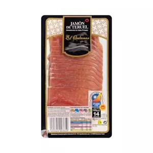 Jamón de Teruel El Ontanar lonchas Mercadona