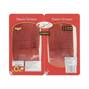 Jamón serrano medias lonchas Jamcal Mercadona