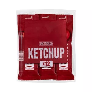 Ketchup en sobres individuales Hacendado Mercadona
