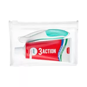 Kit de viaje higiene dental Deliplus 3 Action Mercadona