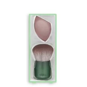 Kit verde de pinceles maquillaje Deliplus Mercadona