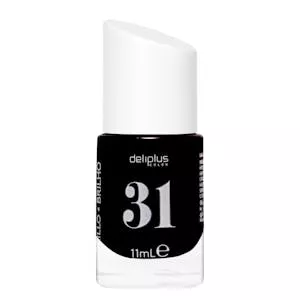 Laca de uñas alto brillo Deliplus 31 negro místico Mercadona
