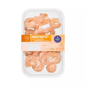 Langostino cocido y pelado Hacendado ultracongelado Mercadona