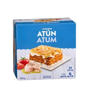 Lasaña de atún Hacendado ultracongelada Mercadona