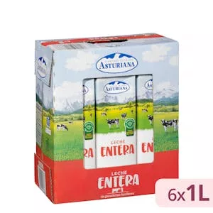 Leche entera Asturiana Mercadona