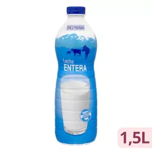 Leche entera Hacendado Mercadona
