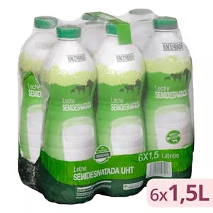 Leche semidesnatada Hacendado Mercadona