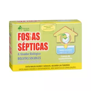 Limpiador fosas sépticas Bosque Verde bolsitas solubles Mercadona
