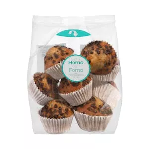 Magdalenas con pepitas de chocolate Mercadona