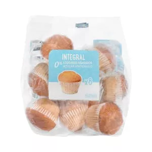 Magdalenas integrales 0% azúcares añadidos Hacendado Mercadona