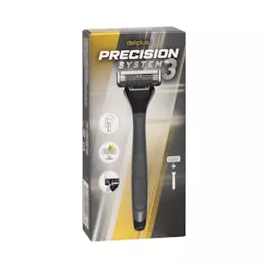 Maquinilla de afeitar recargable Deliplus Precision System 3 hojas Mercadona