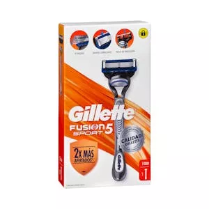Maquinilla de afeitar recargable Gillette Fusion Sport 5 hojas Mercadona