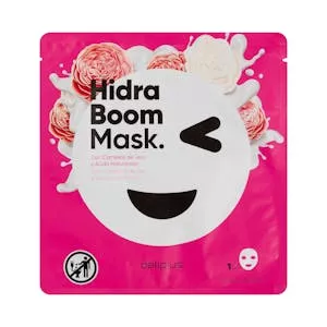 Mascarilla facial Hidra Boom Mask Deliplus con Camelias de Jeju y ácido hialurónico Mercadona