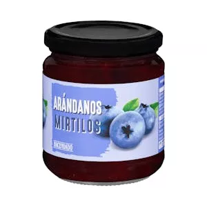 Mermelada de arándanos Hacendado Mercadona