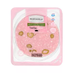 Mortadela con aceitunas Hacendado lonchas Mercadona