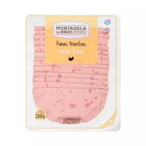 Mortadela de pavo Hacendado finas lonchas Mercadona
