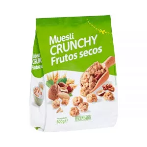 Muesli Crunchy Hacendado con frutos secos Mercadona