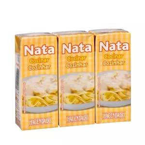 Nata ligera para cocinar Hacendado Mercadona