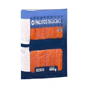 Palitos de surimi Hacendado ultracongelados Mercadona