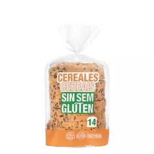 Pan de molde cereales sin gluten Hacendado Mercadona