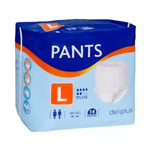 Pañal adulto braguita talla L Deliplus Pants Plus Mercadona