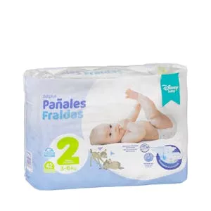 Pañales bebé talla 2 de 3-6 kg Deliplus Mercadona