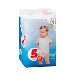 Pañales bebé talla 5 de 13-18 kg Deliplus Mercadona