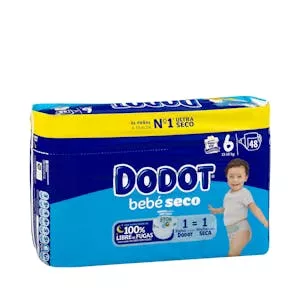 Pañales bebé talla 6 de 13-18 kg Dodot Mercadona