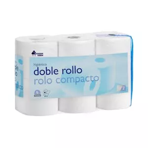 Papel higiénico Doble Rollo Bosque Verde Mercadona