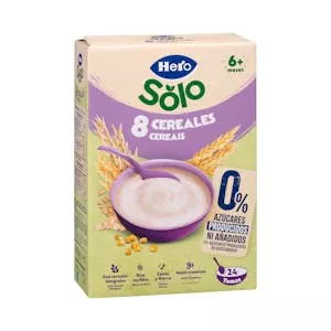Papilla 8 cereales Hero Solo +6 meses Mercadona