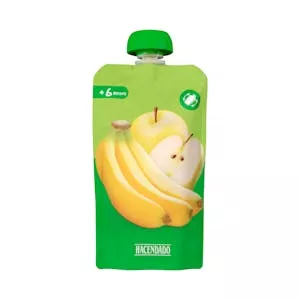 Papilla plátano y manzana Hacendado +6 meses Mercadona