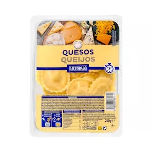 Pasta fresca girasoles quesos Hacendado Mercadona