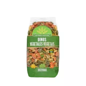 Pasta infantil Dinos vegetales Hacendado Mercadona