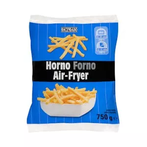 Patatas fritas horno y air fryer Hacendado ultracongeladas Mercadona