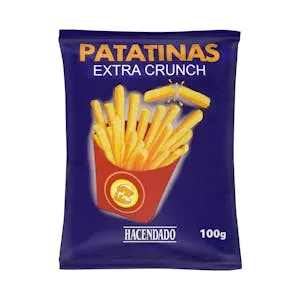 Patatinas extra crujientes Hacendado Mercadona