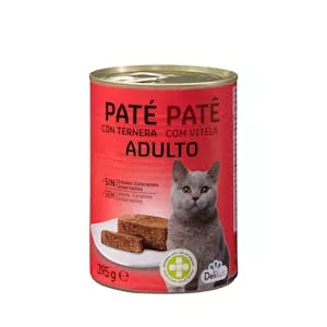 Paté gato adulto Delikuit con ternera Mercadona