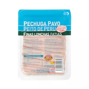 Pechuga de pavo bajo en sal Hacendado finas lonchas Mercadona