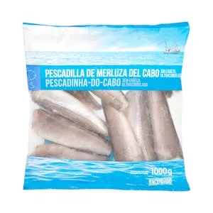 Pescadilla de merluza del Cabo sin cabeza Hacendado ultracongelada Mercadona